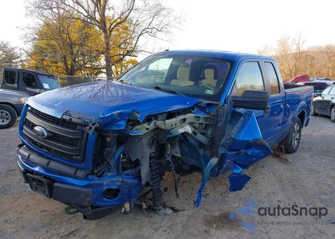 2014 Ford F-150 Stx из США, поврежденный, VIN 1FTEX1EM1EKF60494